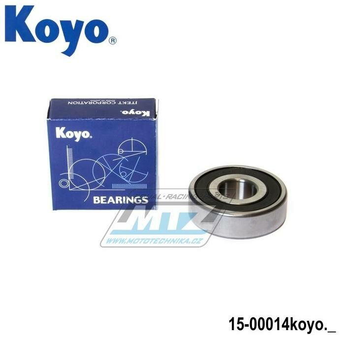 Obrázek produktu Ložisko 6303-2RS (rozměry: 17x47x14 mm) Koyo (15-00014koyo) 15-00014KOYO