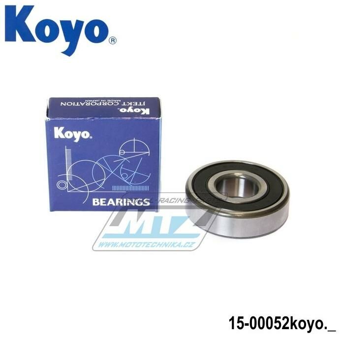 Obrázek produktu Ložisko 6304-2RS (rozměry: 20x52x15mm) Koyo (15-00052koyo) 15-00052KOYO