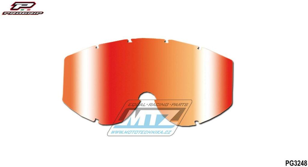 Obrázek produktu Sklo do brýlí Progrip 3248 Red Multi-Layered Mirrored Lens - červené, zrcadlové, multicolor PG3248