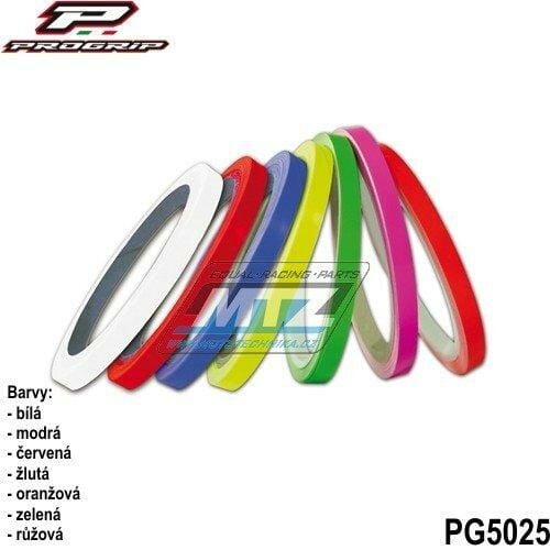 Obrázek produktu Polepy ráfků + aplikátor - žluté (florescentní) - šířka 7mm PG5025-05