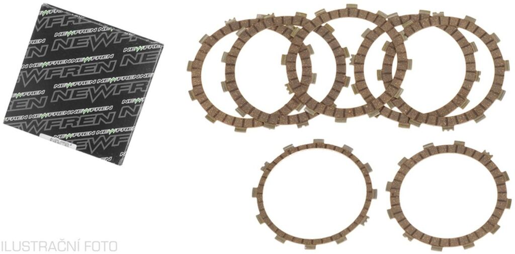 Obrázek produktu sada spojkových lamel (STANDARD směs), NEWFREN (7 ks) F1344A