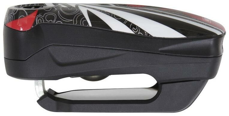 Obrázek produktu zámek na kotoučovou brzdu s alarmem Detecto RS1 Sonic (trn 3 x 5 mm), ABUS (flame black) 4003318041426