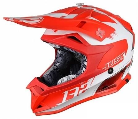 Obrázek produktu Dětská helma JUST1 J32 PRO KICK bílo/červená MCF_12052