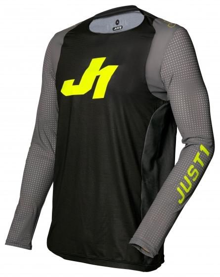 Obrázek produktu Dres JUST1 J-FLEX ARIA tmavě šedo/neonově žlutý MCF_13360