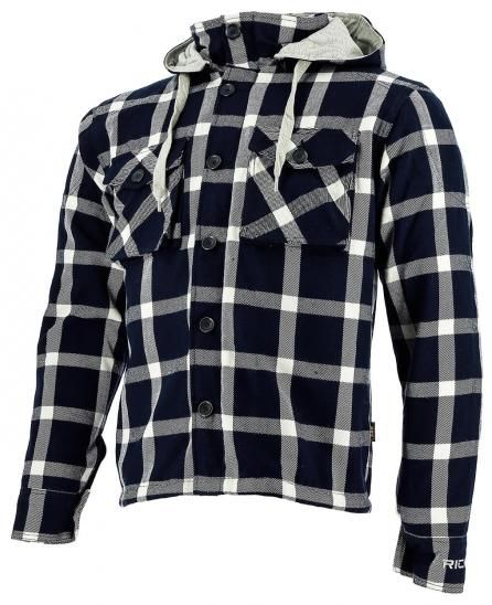 Obrázek produktu Mikina na moto RICHA LUMBER HOODIE modrá MCF_9853