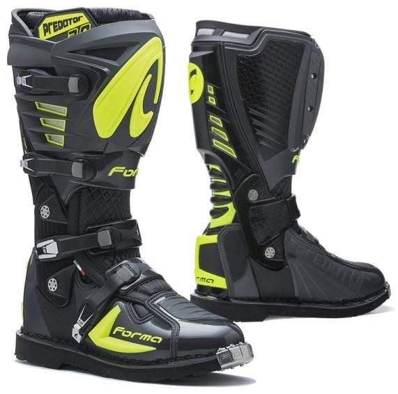 Obrázek produktu Moto boty FORMA PREDATOR 2.0 antracitovo/žluté fluo MCF_10706