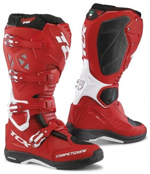 Obrázek produktu Moto boty TCX COMP EVO 2 MICHELIN červeno/bílé MCF_10194