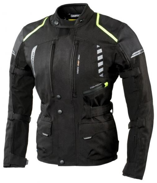 Obrázek produktu Moto bunda REBELHORN HIKER II černo/fluo žlutá MCF_12746