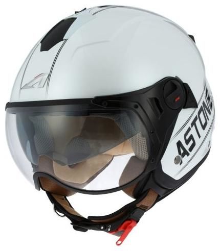 Obrázek produktu Moto přilba ASTONE MINIJET S SPORT COOPER bílo/černá MCF_9815