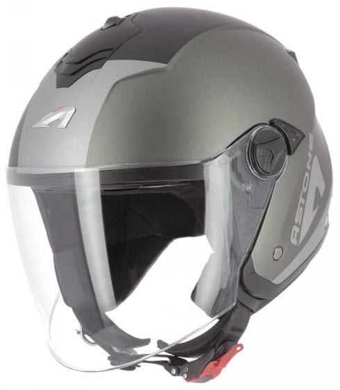 Obrázek produktu Moto přilba ASTONE MINIJET S WIPE matná titanová MCF_12707