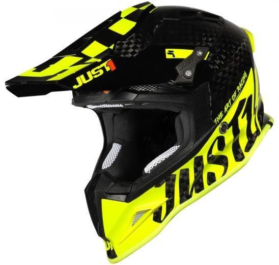 Obrázek produktu Moto přilba JUST1 J12 PRO RACER carbon/neonově žlutá MCF_13797