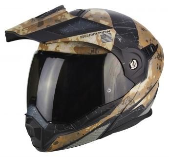 Obrázek produktu Moto přilba SCORPION ADX-1 BATTLEFLAGE sand grey MCF_10072