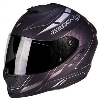 Obrázek produktu Moto přilba SCORPION EXO-1400 AIR CUP černo/stříbrný chameleon matná MCF_10151