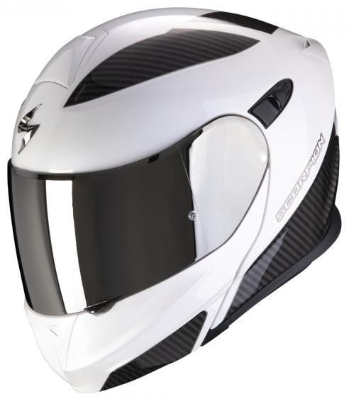 Obrázek produktu Moto přilba SCORPION EXO-920 FLUX bílo/stříbrná MCF_13340