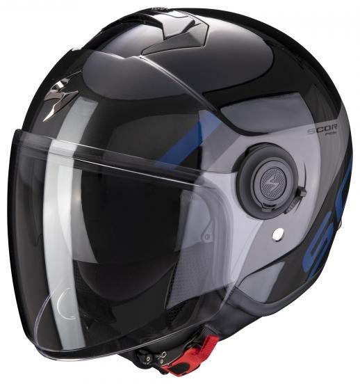 Obrázek produktu Moto přilba SCORPION EXO-CITY SYMPA černo/stříbrná MCF_13460