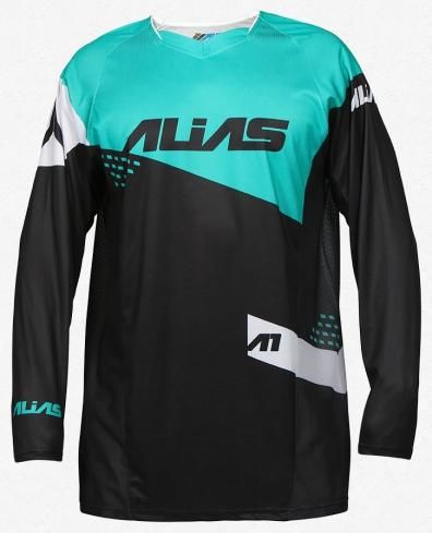Obrázek produktu Motokrosový dres ALIAS MX A1 STANDARD černo/zelený 2162-346