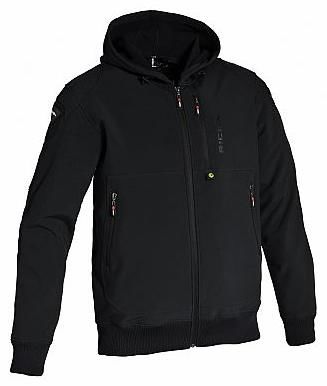 Obrázek produktu Softshellová moto bunda RICHA ATOM HOODIE černá MCF_7816