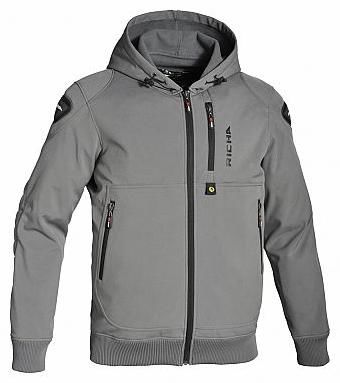 Obrázek produktu Softshellová moto bunda RICHA ATOM HOODIE šedá MCF_7817