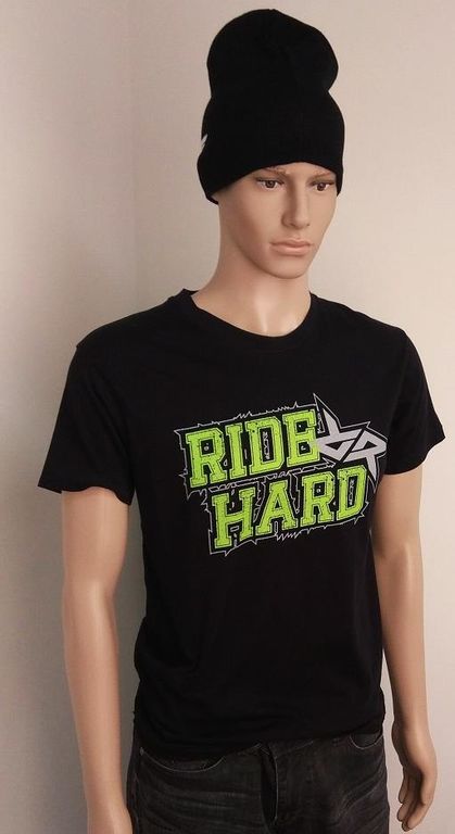 Obrázek produktu Tričko RIDE HARD černá/zelená XXL RR-RH16