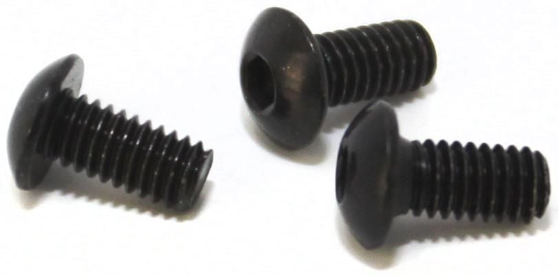 Obrázek produktu Fastener, Standard (Metric): Screw (M4 x 0.7 x 8mm) Buttonhead, 10.9 Grade Steel, Black (019-01-052) 019-01-052