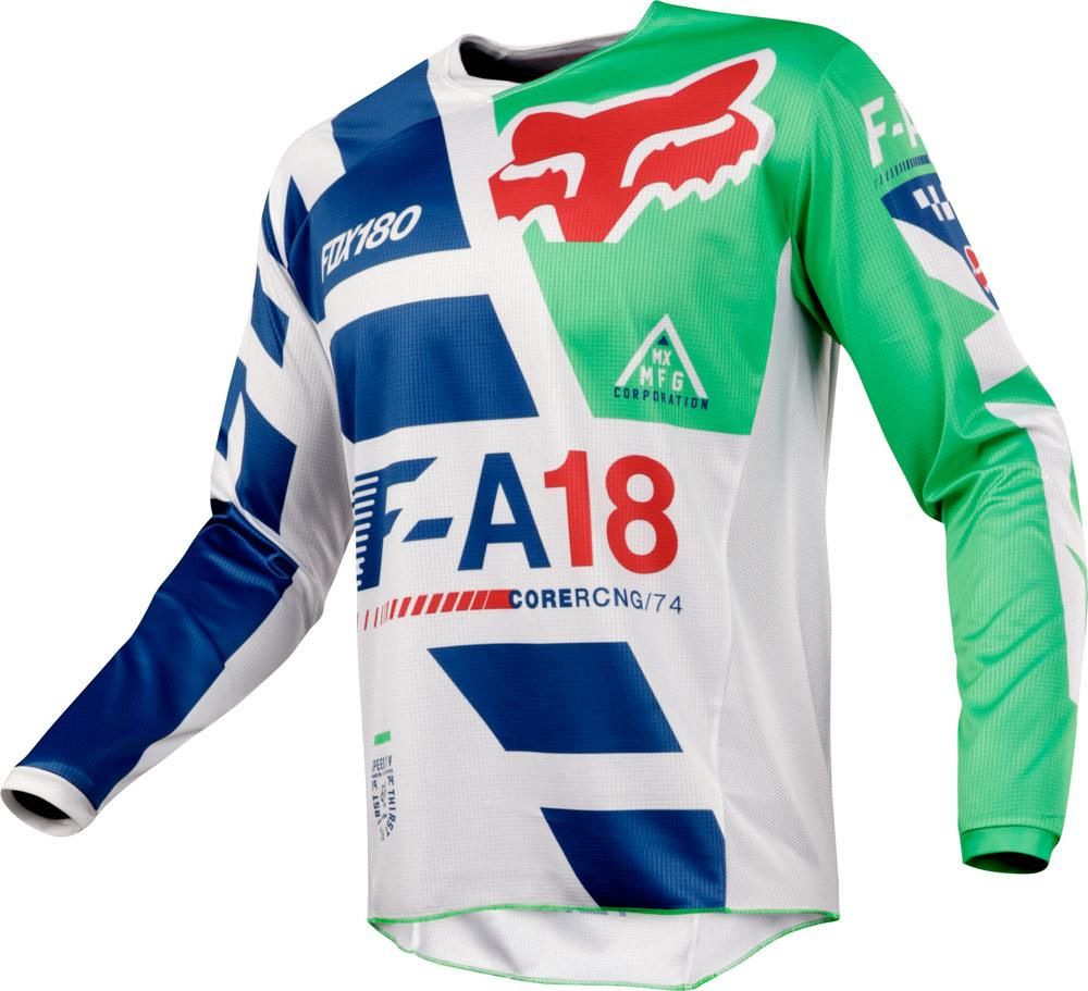 Obrázek produktu FOX 180 Sayak Jersey - Green, MX 19428-004-MASTER