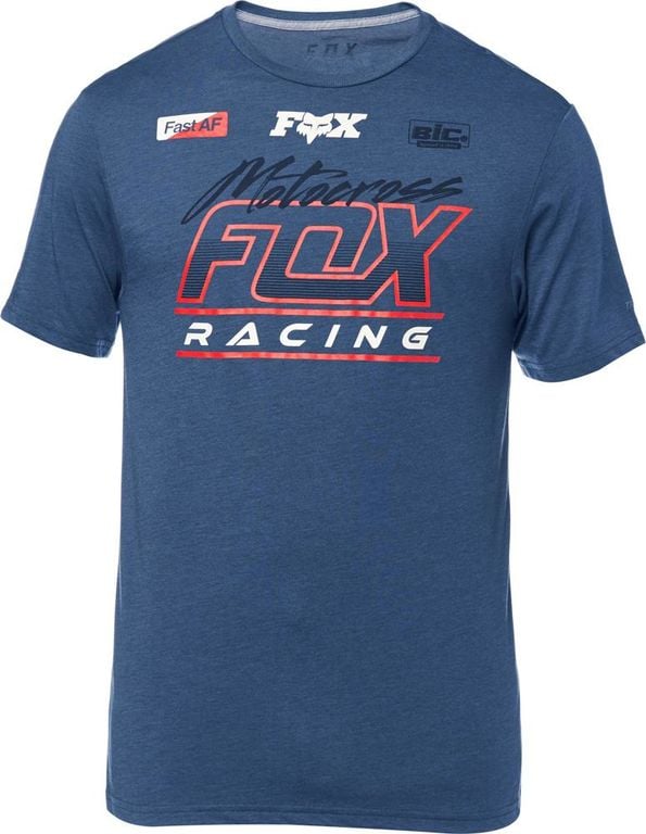 Obrázek produktu FOX Jetskee Ss Tech Tee, Heather Deep Cobalt, LFS18F (22350-493-MASTER) 22350-493-MASTER