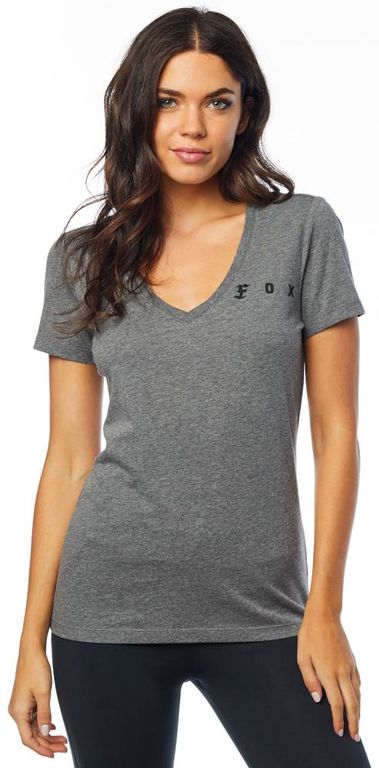 Obrázek produktu FOX The Super Fox Ss Vneck Tee, Heather Graphite, LFS18F 21929-185-MASTER
