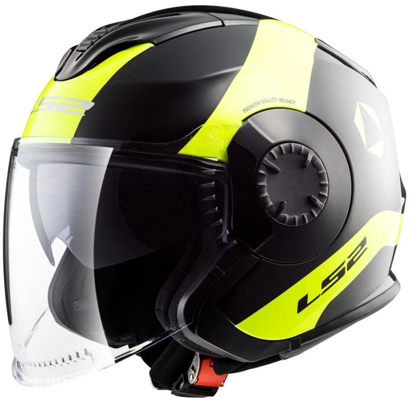 Obrázek produktu LS2 OF570 VERSO TECHNIK Black Yellow (305702054) 305702054