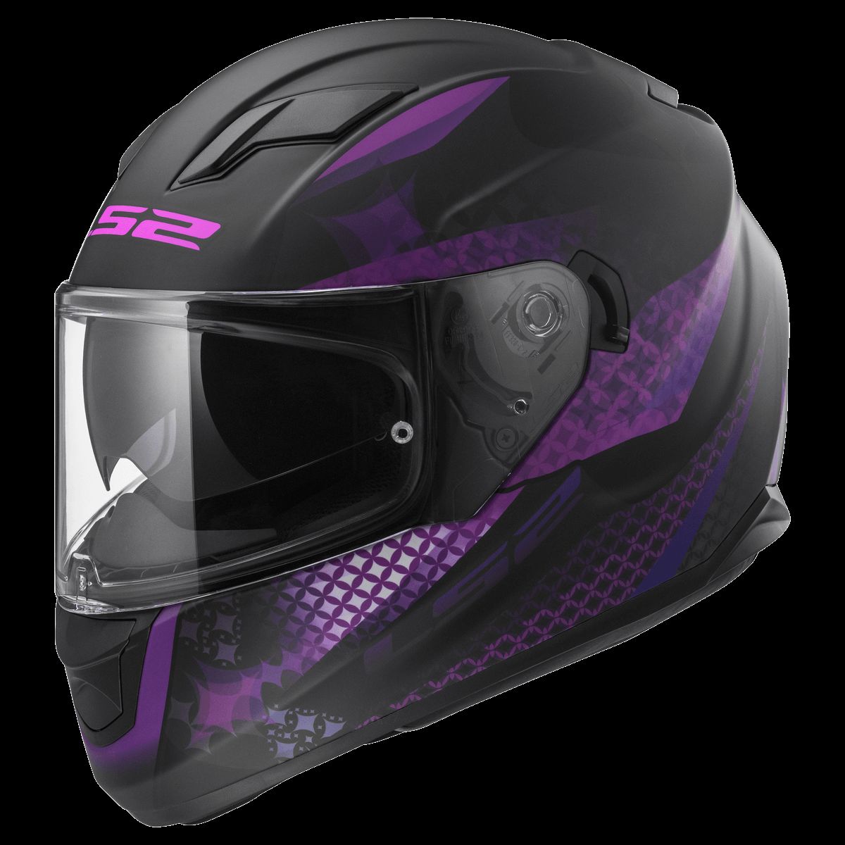 Obrázek produktu LS2 FF320 STREAM EVO LUX MATT BLACK PINK (103204746) 103204746