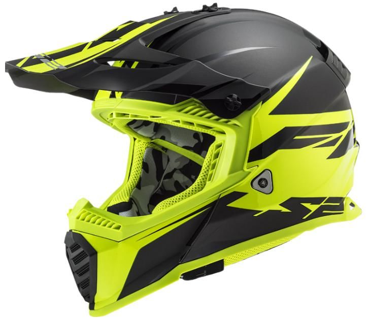 Obrázek produktu LS2 MX437 FAST EVO ROAR MATT BLACK HI-V YELLOW 404373254-MASTER