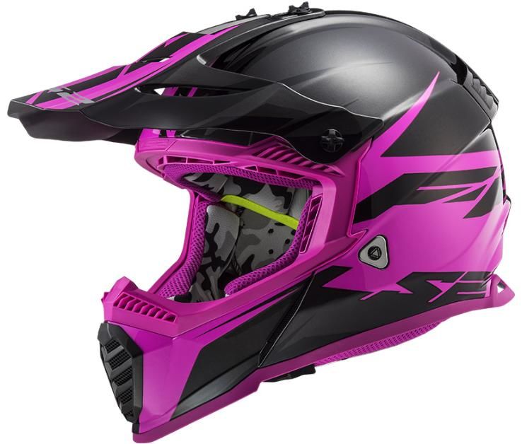 Obrázek produktu LS2 MX437 FAST EVO ROAR MATT BLACK PURPLE (404373274) 404373274