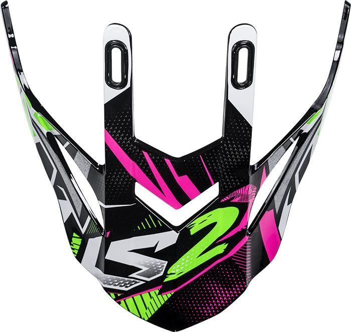 Obrázek produktu LS2 MX437 PEAK STRONG WHITE GREEN PINK 800437PK10