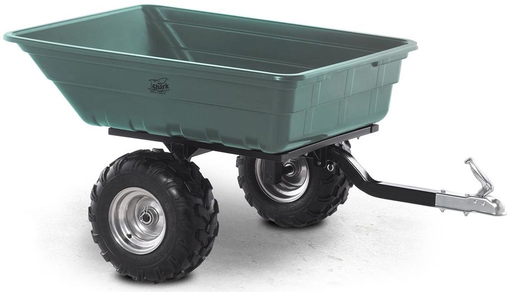 Obrázek produktu SHARK GARDEN 300, vozík za čtyřkolku, zahradní traktůrek, zelený (800-SB1W-GN) 800-SB1W-GN
