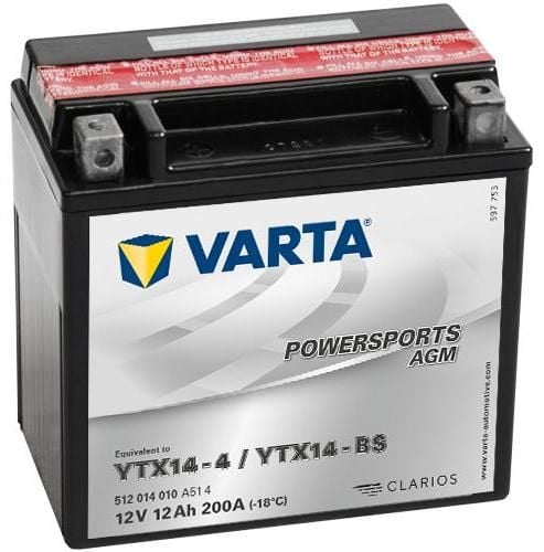 Obrázek produktu Varta 12V/12Ah - moto LF (YTX14-4/YTX14-BS) V512014010A514