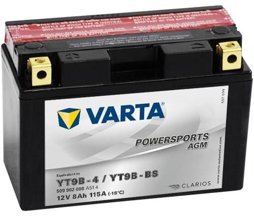 Obrázek produktu Varta 12V/8Ah - moto LF (YT9B-4/YT9B-BS) V509902008A514