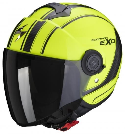 Obrázek produktu Moto přilba SCORPION EXO-CITY SCOOT neonově žluto/černá MCF_14883