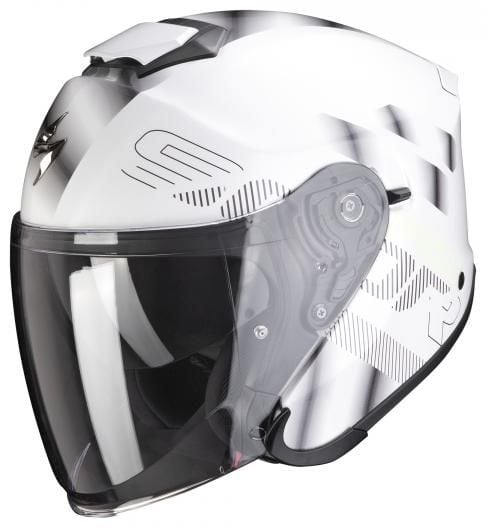 Obrázek produktu Moto přilba SCORPION EXO-S1 GRAVITY perleťově bílo/stříbrná MCF_14875