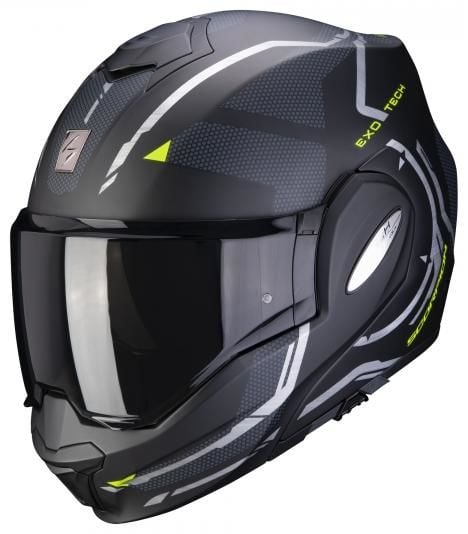 Obrázek produktu Moto přilba SCORPION EXO-TECH SQUARE matná černo/neonově žlutá MCF_14844