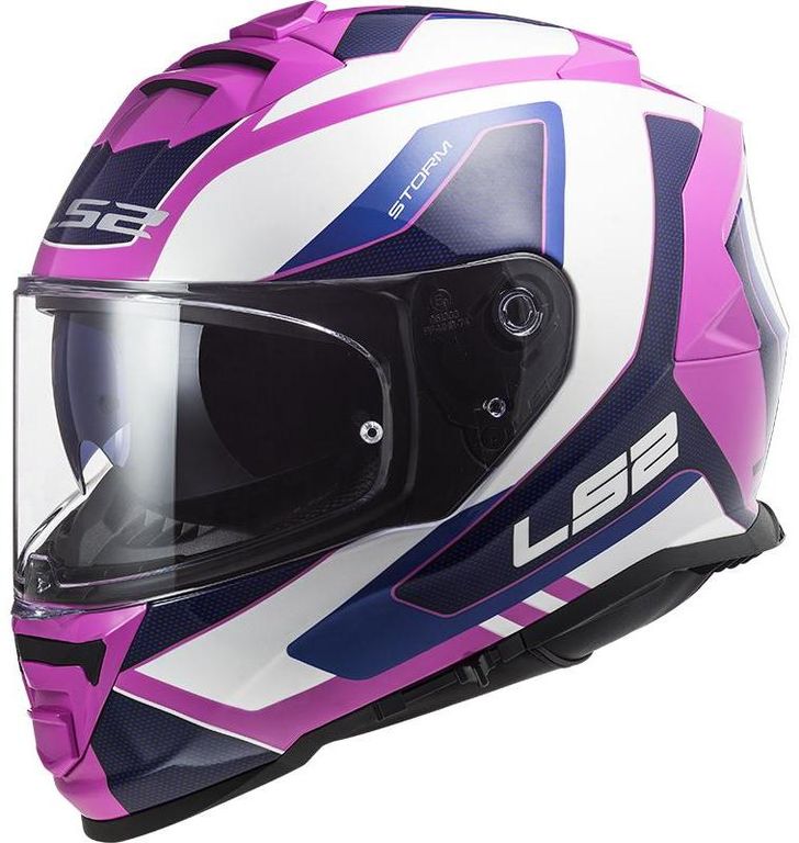 Obrázek produktu LS2 FF800 STORM TECHY GLOSS WHITE PINK (108002446-MASTER) 108002446-MASTER