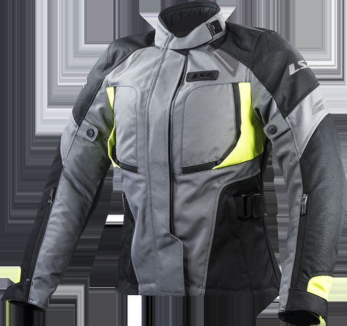 Obrázek produktu LS2 PHASE LADY JACKET GREY BLACK YELLOW (6200J6008) 6200J6008