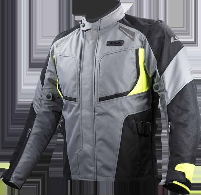 Obrázek produktu LS2 PHASE MAN JACKET GREY BLACK YELLOW (6200J6108) 6200J6108
