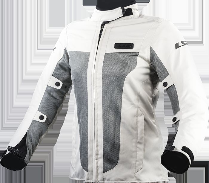 Obrázek produktu LS2 PREDATOR LADY JACKET LIGHT GREY (6200J4008) 6200J4008
