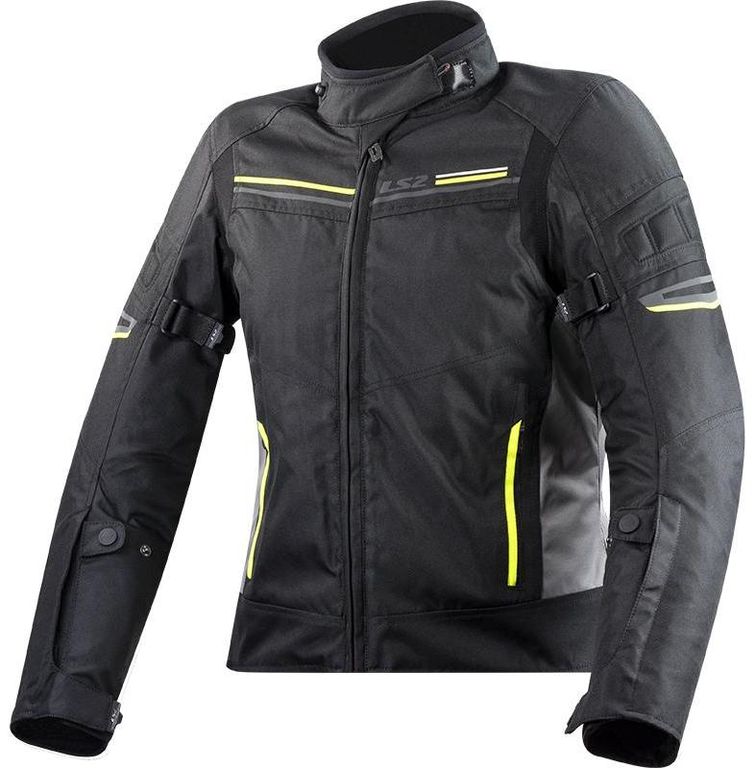 Obrázek produktu LS2 SHADOW LADY JACKET BLACK TITAN H-V YELLOW 64070W0012-MASTER