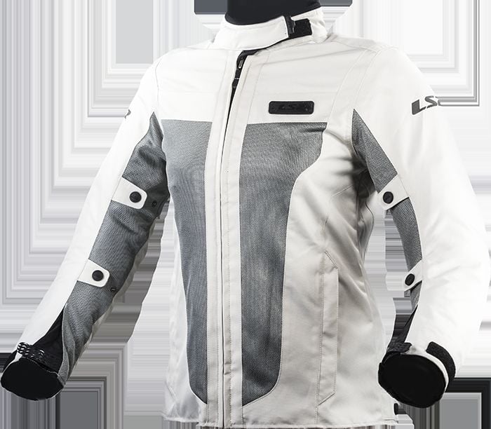 Obrázek produktu LS2 PREDATOR LADY JACKET LIGHT GREY (6200J4008)