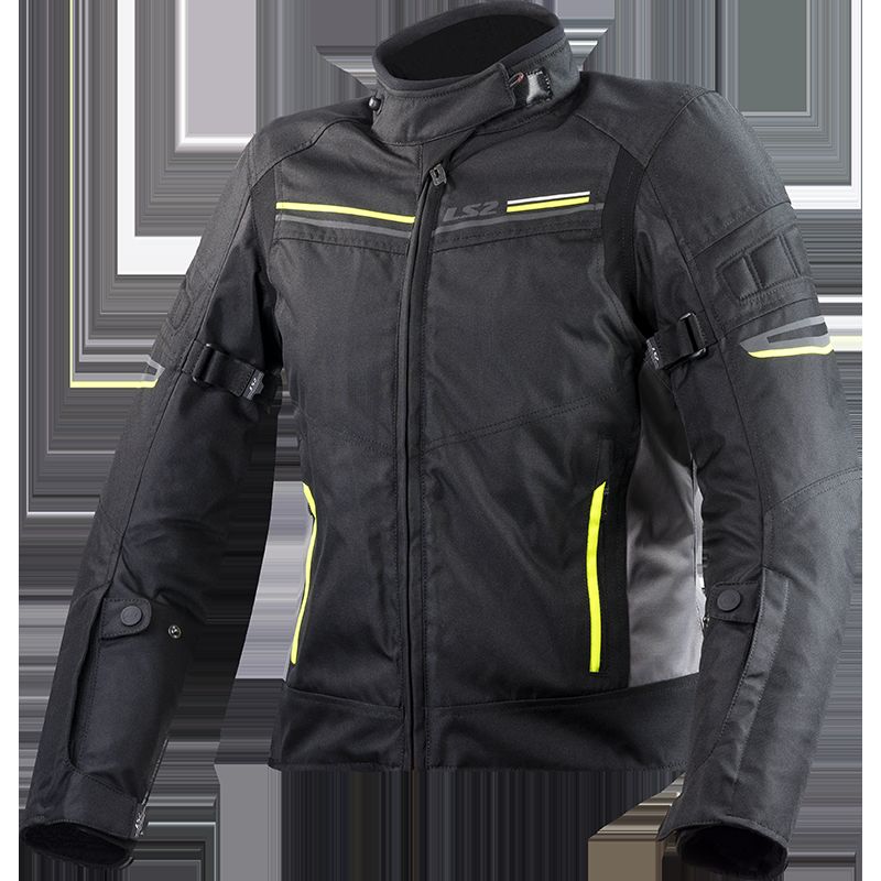 Obrázek produktu LS2 SHADOW LADY JACKET BLACK TITAN H-V YELLOW (64070W0012-MASTER)