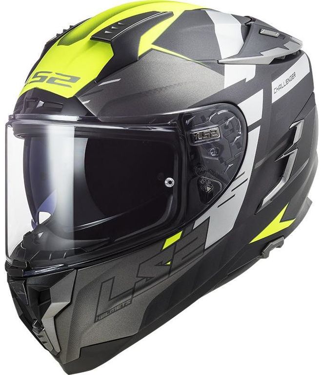 Obrázek produktu LS2 FF327 CHALLENGER ALLERT M. TITAN.H-V YELLOW (103273953-MASTER) 103273953-MASTER