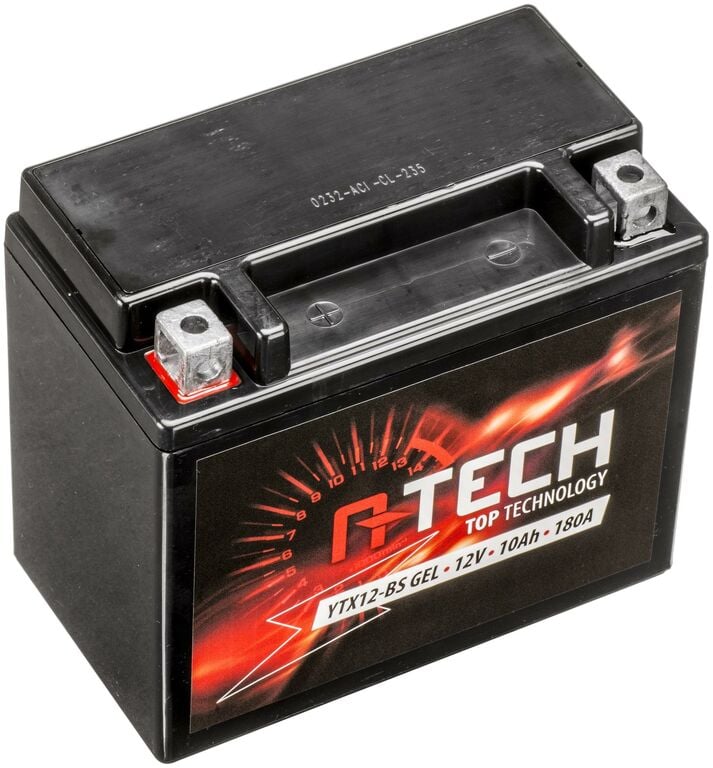 Obrázek produktu baterie 12V, YTX12-BS GEL, 10Ah, 180A, bezúdržbová GEL technologie 150x87x130 A-TECH (aktivovaná ve výrobě)