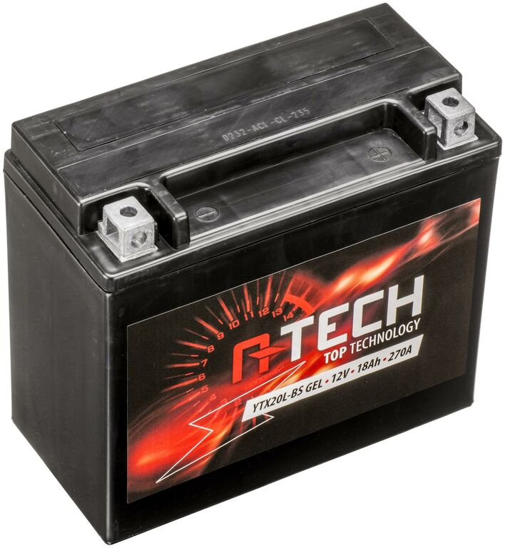 Obrázek produktu baterie 12V, YTX20L-BS, 18Ah, 270A, bezúdržbová GEL 175x87x155, A-TECH (aktivovaná ve výrobě)