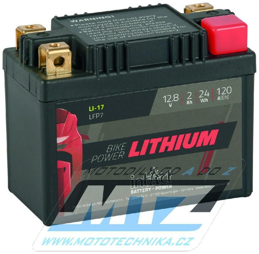 Obrázek produktu Baterie (akumulátor motocyklový) LFP7 (12,8V-2Ah) Lithium LiFePO4 B-LFP7
