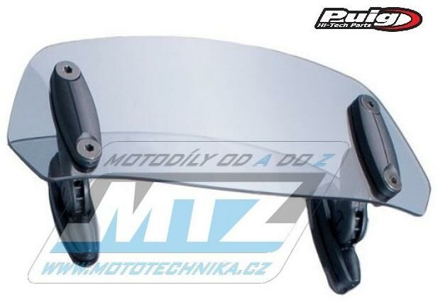 Obrázek produktu Deflektor univerzální na plexi štít PUIG Multi-Adjustable (rozměry 100x277mm) - kouřový PI5852H